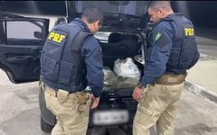 Homem acusado de trafico, roubo e homicídio é preso no Sertão com 50 kg de maconha