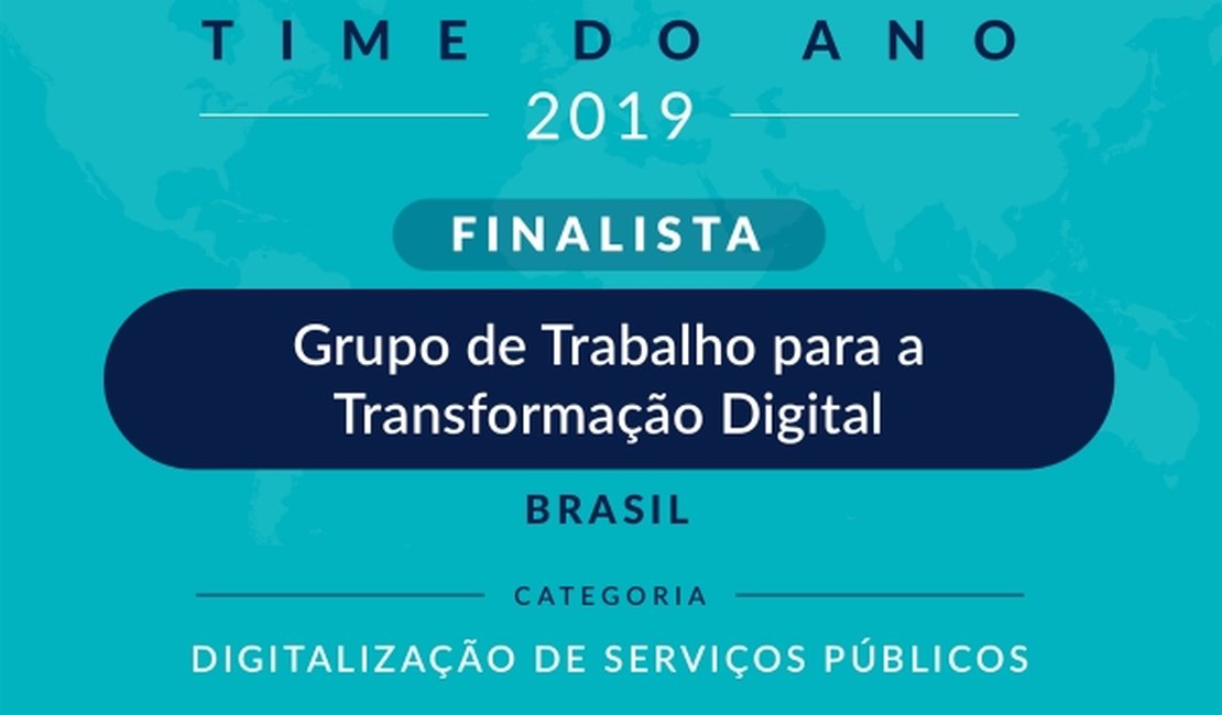 Grupo de Trabalho coordenado por Alagoas é finalista em premiação internacional