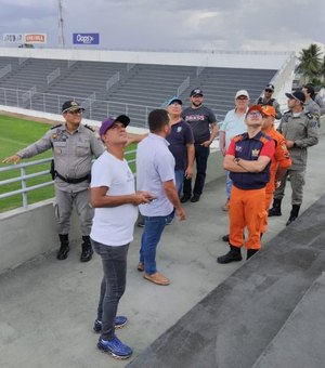 Órgãos de fiscalização realizam vistoria e aprovam obras de segurança no Municipal de Arapiraca