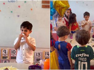 Filho de Marília Mendonça ganha a primeira festa de aniversário na escola, e tio se derrete: 'Meu pitico'