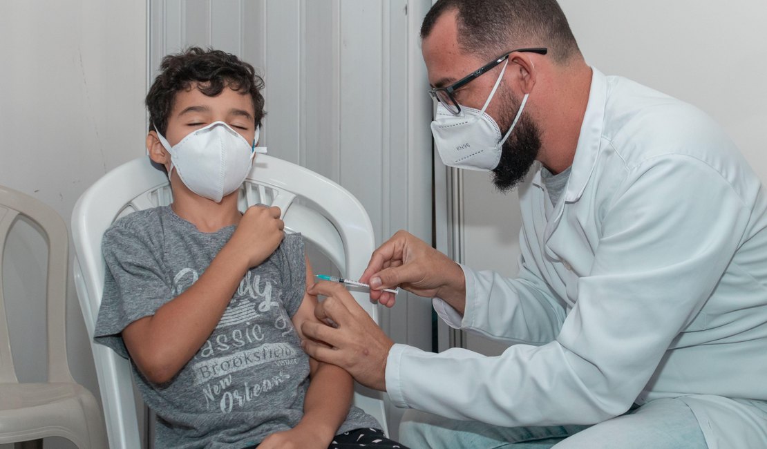 Vacinação de crianças imunossuprimidas contra Covid-19 se inicia nesta segunda-feira (25) em Maceió