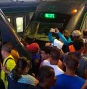 Trens se chocam no Recife e deixam 47 passageiros feridos