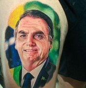 Tatuador arapiraquense viraliza após fazer tatuagem realista de Bolsonaro