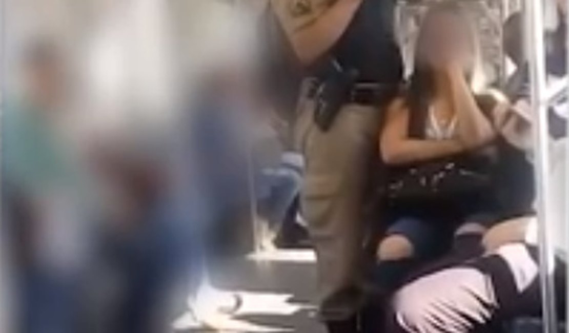 Corregedoria da PM apura suposto caso de assédio de policial no metrô de BH