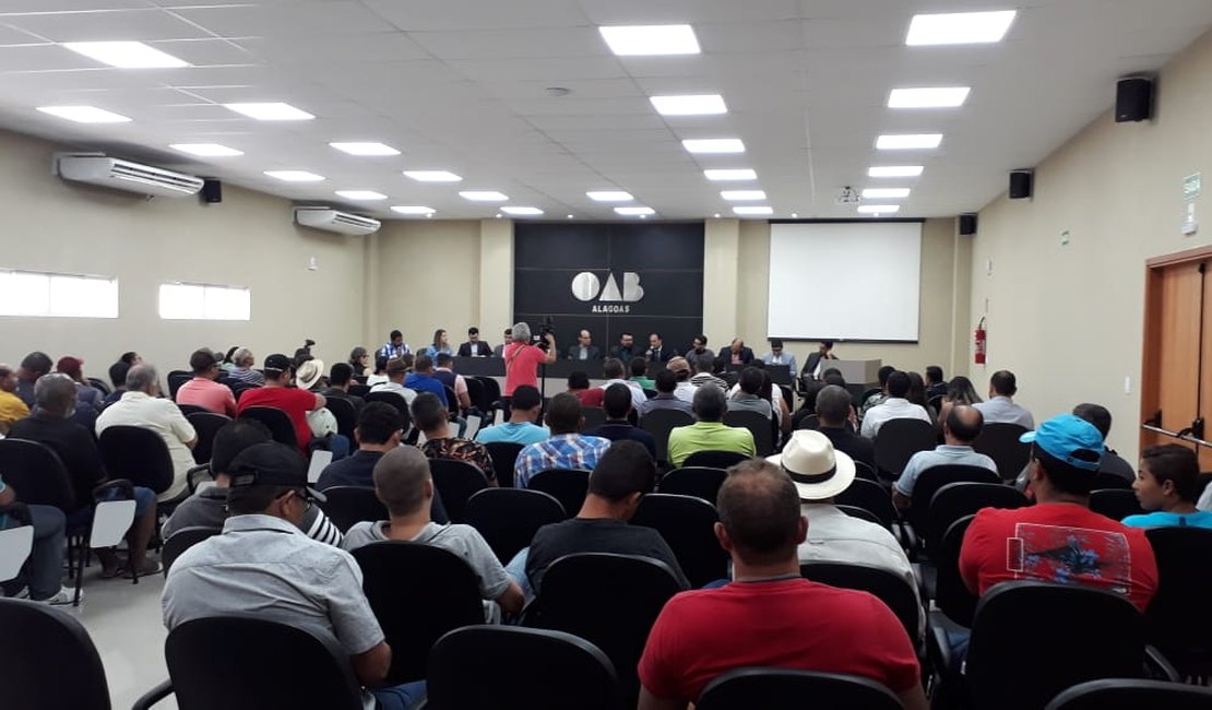 Marchantes X Frigovale: audiência promovida pela OAB/Arapiraca leva a encaminhamentos