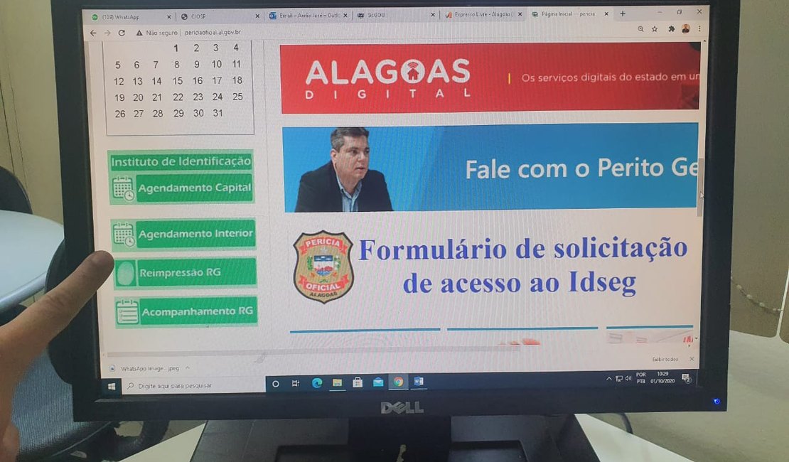 Postos do Instituto de Identificação no interior alagoano reabrem segunda-feira (05)