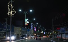 Jaraguá recebe iluminação especial de Natal
