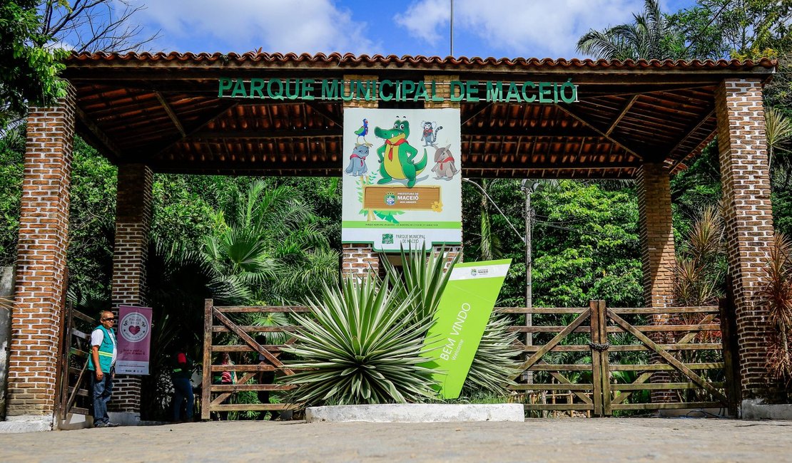 Parque Municipal de Maceió será fechado nesta sexta-feira (21), no feriado do Dia de Tiradentes