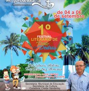 1º Festival Literário de Porto de Pedras começa nesta quarta-feira 