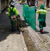 Prefeitura realiza mutirão de limpeza nas ruas do Pinheiro