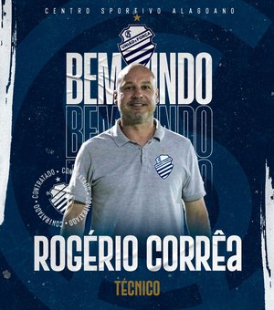 CSA anuncia a contratação de Rogério Corrêa como novo treinador