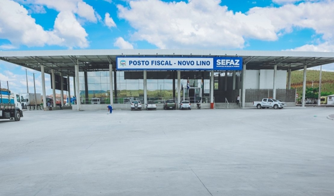 Governador Renan Filho inaugura posto fiscal em Novo Lino nesta quinta-feira
