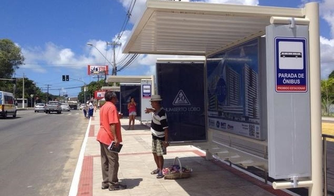 Novo modelo de ponto de ônibus é implantado na Serraria