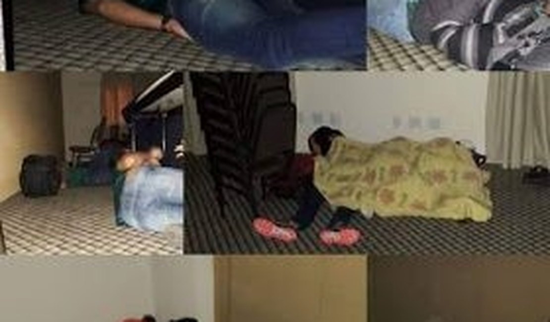 Sem hotel e sem dinheiro, jogadores do Icasa dormem no chão