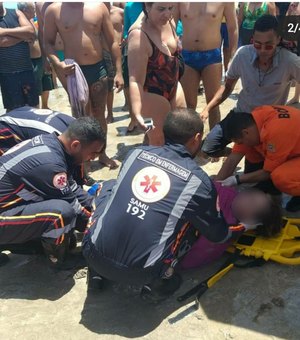 Turista se afoga em praia de Maragogi e é reanimada por bombeiros