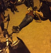[Vídeo] Mototaxista é baleado e tem moto levada por suposto passageiro em Arapiraca