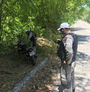 Polícia Militar recupera motocicleta furtada no bairro Jardim Petrópolis 