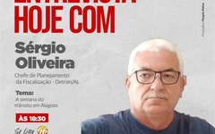 Chefe de Planejamento da Fiscalização do Detran de Alagoas, Sérgio Oliveira, é o entrevistado do dia (23) no programa Na Mira da Notícia