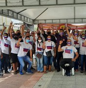 Servidores do Poder Judiciário fazem protesto na Praça Deodoro