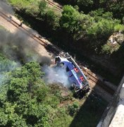 [Vídeo] Ônibus que caiu de viaduto em MG saiu de Mata Grande, no Sertão alagoano