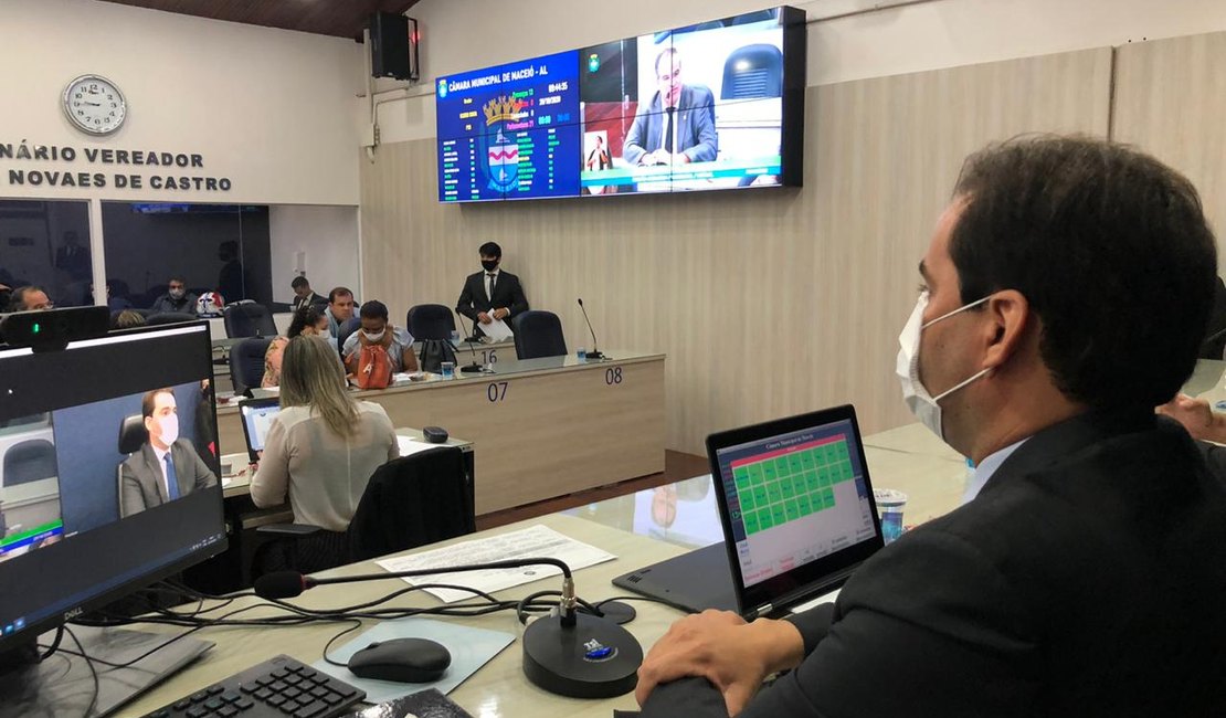 Câmara realiza sessão ordinária no turno da manhã após ato da Mesa Diretora