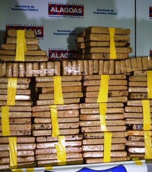 Operação policial retira de circulação 377 kg de drogas
