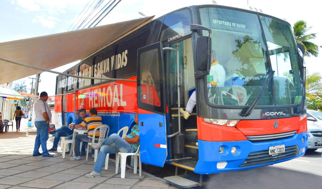 Hemoal faz coleta de sangue itinerante nesta terça-feira (17) em Arapiraca