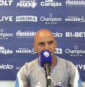 Técnico do CSA fala sobre estratégia pra enfrentar o Cruzeiro