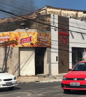 Princípio de incêndio em loja assusta moradores em São Miguel dos Campos