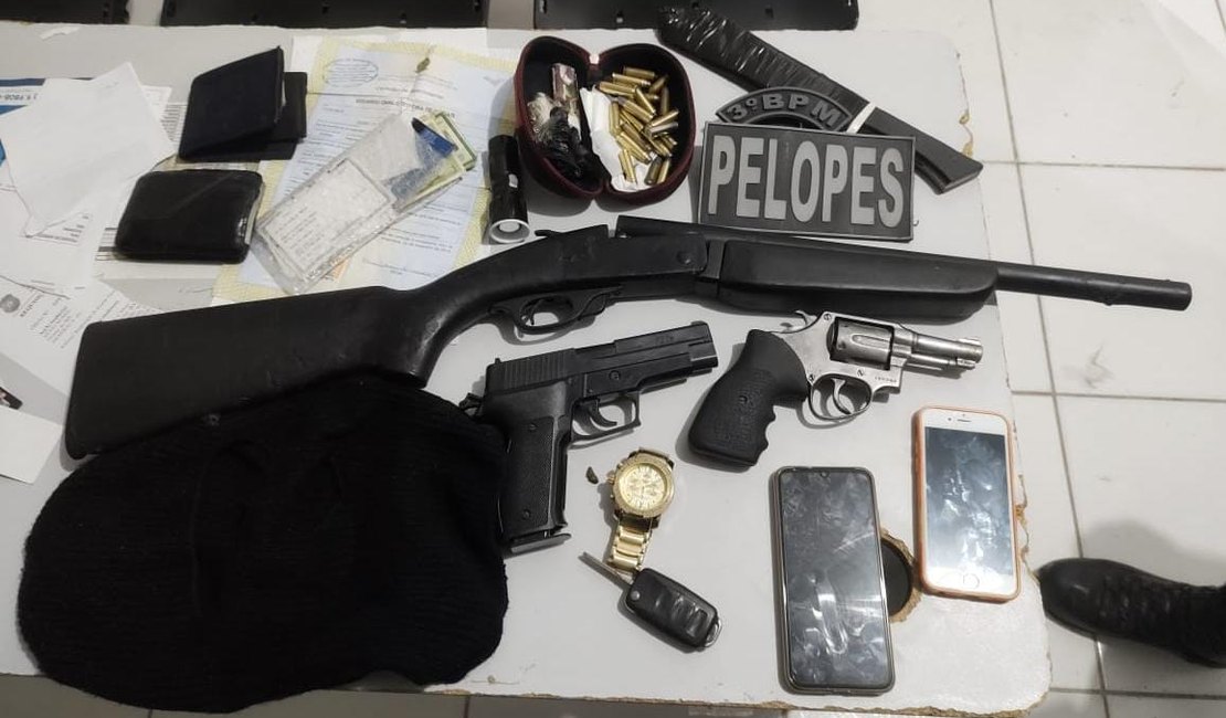 Polícia prende quadrilha suspeita de praticar assaltos em Arapiraca