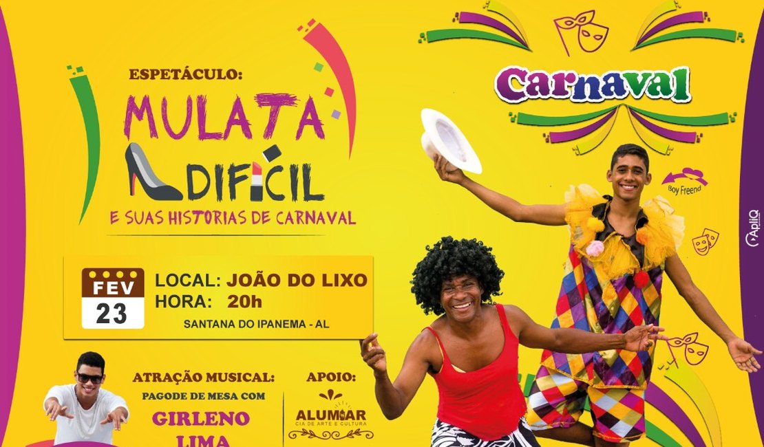 Silvano Gabriel apresenta “Mulata Difícil e suas histórias de Carnaval”