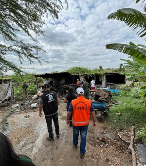 Pocilga e abatedouro clandestinos são autuados pela FPI em Delmiro Gouveia, no Sertão de Alagoas