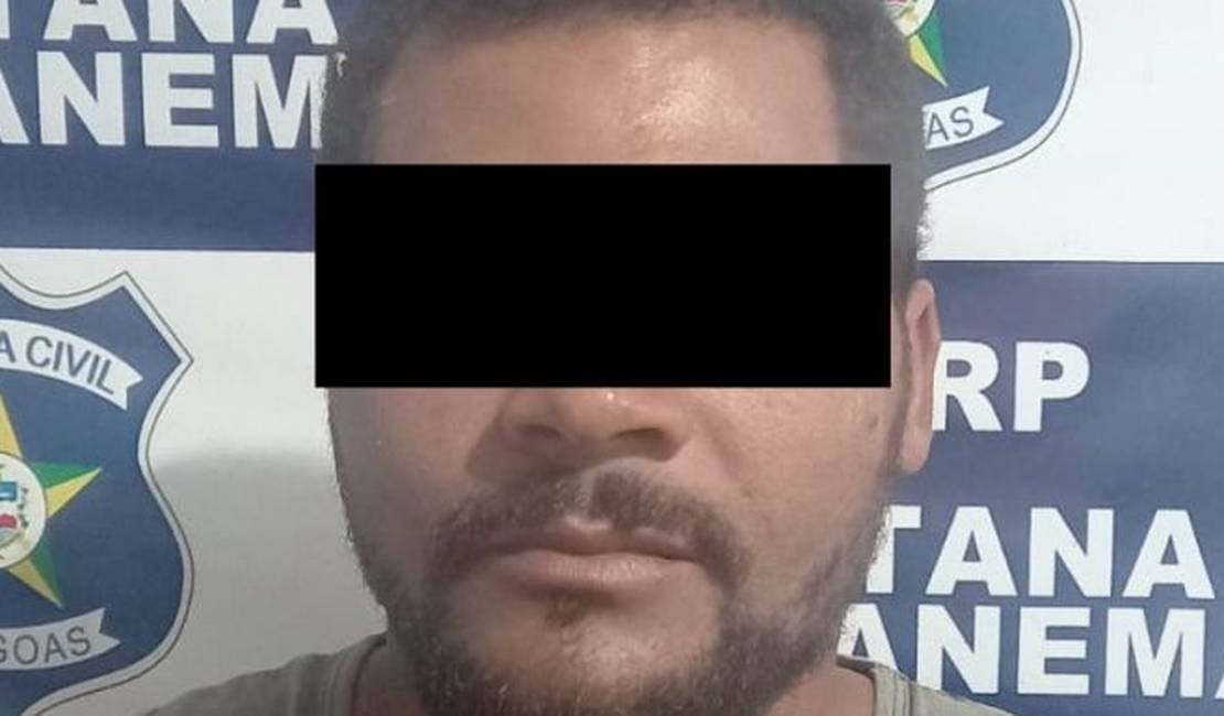 Homem é preso por tentativa de feminicídio em Santana do Ipanema após se desentender com a vítima