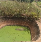 Corpo de jovem desaparecido é encontrado em cisterna ao lado de casa, em Arapiraca