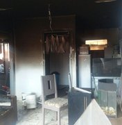 Panela esquecida no fogo provoca incêndio em residência em Maceió