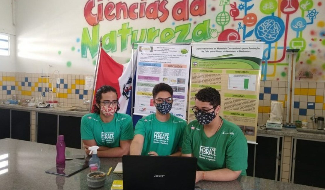 Alunos de escola pública em Arapiraca são finalistas em feira estudantil promovida pela USP