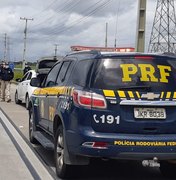 PRF prende quatro pessoas por infrações de trânsito no final de semana em AL