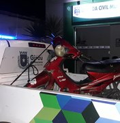 Filho furta motocicleta e pai devolve veículo à Guarda Municipal