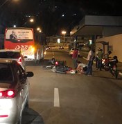 Acidente entre motocicletas deixa um ferido em Maceió