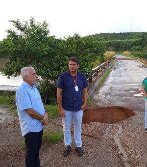 Estradas e pontes da zona rural de Penedo e Coruripe serão recuperadas