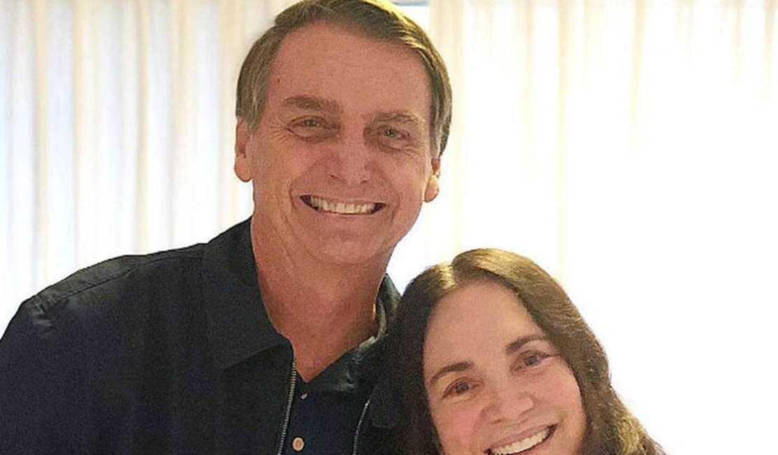'Eu estava no armário', diz Regina Duarte sobre Bolsonaro