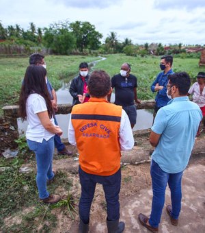 Ações emergenciais em locais atingidos pelas fortes chuvas são intensificadas em Arapiraca