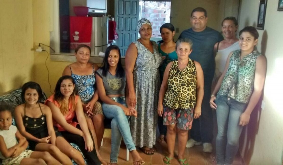Moisés Machado intensifica visitas a famílias na corrida pela reeleição à Câmara de Arapiraca