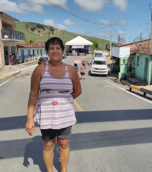 Vias pavimentadas proporcionam mais segurança aos moradores de São Luís do Quitunde