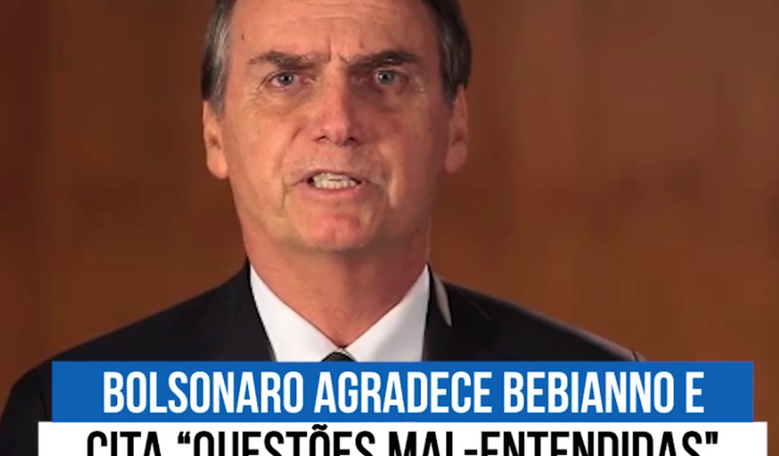 [Vídeo] Após demissão, Bolsonaro agradece Bebianno e cita 'questões mal entendidas'