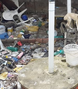 [Vídeo] Preocupados com Saúde Pública, moradores denunciam vizinhos que vivem em meio ao lixo