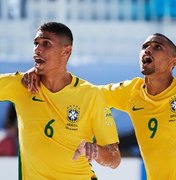 Brasil goleia Taiti e volta a ser campeão mundial de futebol de areia