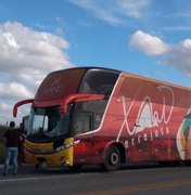 Acidente com ônibus da banda Aviões do Forró deixa uma pessoa morta