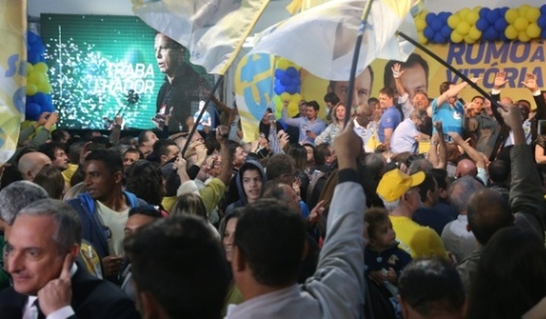 Em discurso da vitória, Doria lança Alckmin à Presidência em 2018