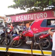 BPRv recolhe oito veículos em Maceió